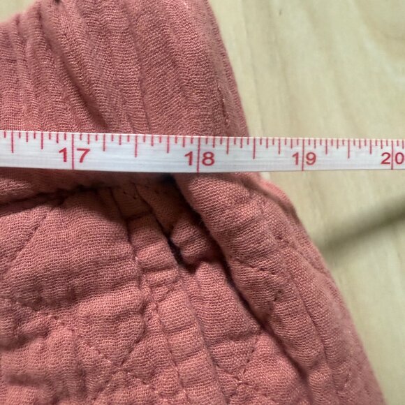 MADEWELL Quilted Lounge Pants 'Rose Dust' Drawstring Elastic Waist XL - Picture 10 of 12